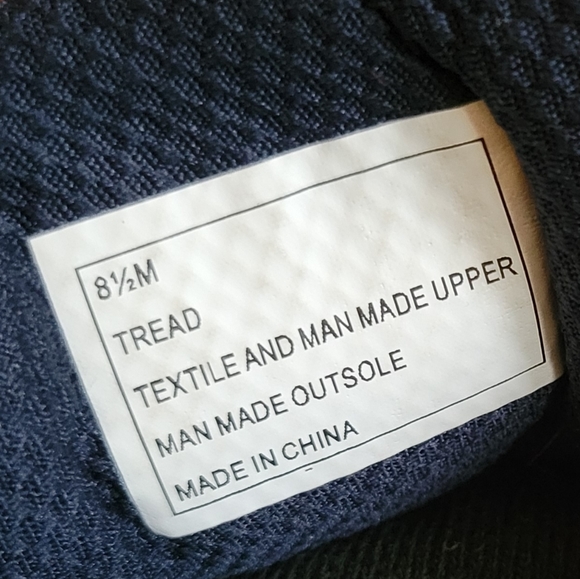 Women's (Unisex) Polo Assn Navy Blue Sneakers SIZE 10 WOMEN or Size 8.5 Men. - Picture 9 of 11